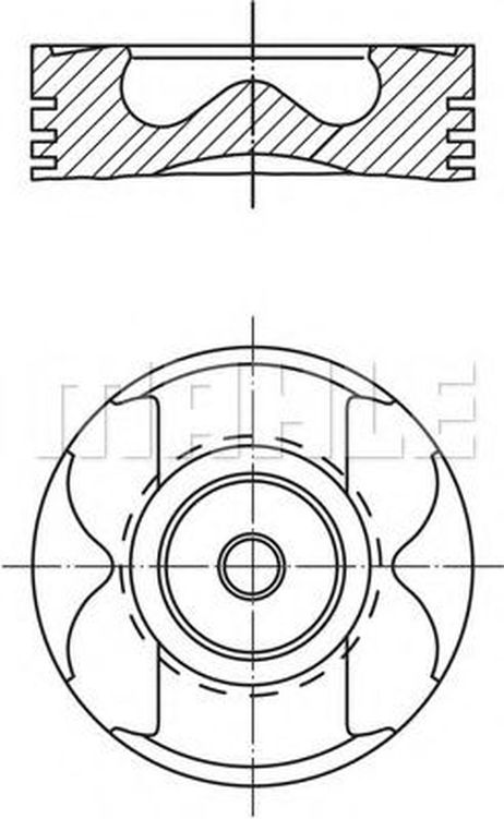 фото Mahle 022 26 01 Поршнекомплект Mahle 022 26 01 Поршнекомплект