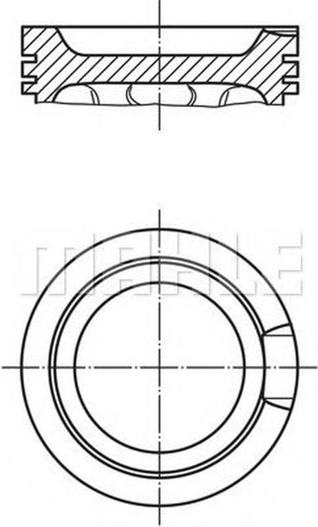 Mahle 033 16 02 Поршнекомплект