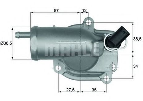 фото Mahle TH 10 87 Термостат корпусный Mahle TH 10 87 Термостат корпусный