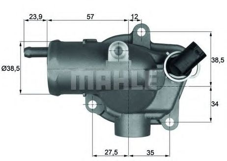 фото Mahle TH 11 87 Термостат корпусный Mahle TH 11 87 Термостат корпусный