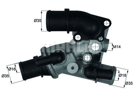 Mahle TI 140 80D Термостат интегрированный