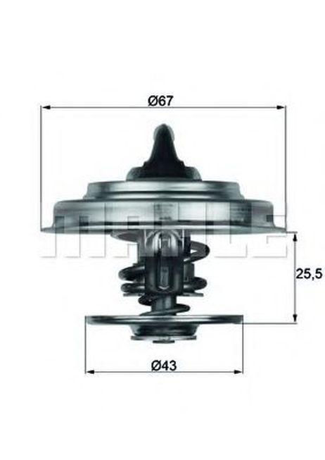 фото Mahle TX 18 83D Вставка термостата HCV Mahle TX 18 83D Вставка термостата HCV