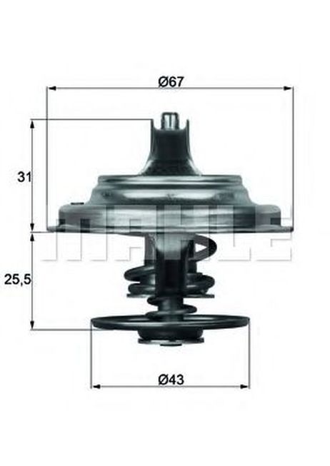 фото Mahle TX 23 83D Вставка термостата HCV Mahle TX 23 83D Вставка термостата HCV