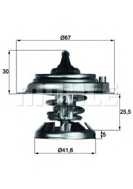 Mahle TX 29 75D Вставка термостата