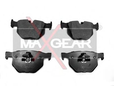 фото MAXGEAR 19-0511 Колодки тормозные дисковые | зад | MAXGEAR 19-0511 Колодки тормозные дисковые | зад |