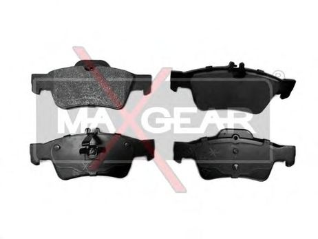 фото MAXGEAR 19-0593 Колодки тормозные дисковые | зад | MAXGEAR 19-0593 Колодки тормозные дисковые | зад |