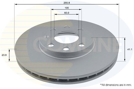 фото Comline ADC1105V Диск тормозной | перед | Comline ADC1105V Диск тормозной | перед |