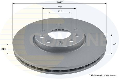 Comline ADC1108V Диск тормозной | перед |