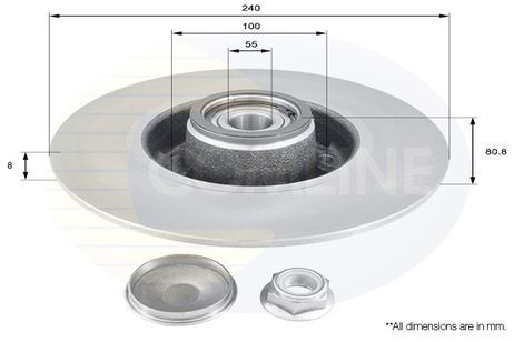 фото Comline ADC3010 Диск тормозной | зад | Comline ADC3010 Диск тормозной | зад |