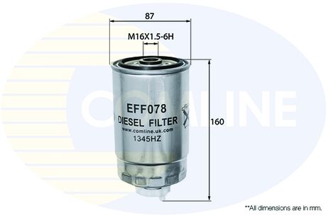 фото Comline EFF078 Фильтр топливный Comline EFF078 Фильтр топливный