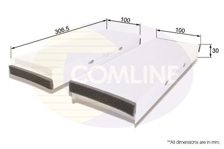 фото Comline EKF164 Фильтр салона Comline EKF164 Фильтр салона