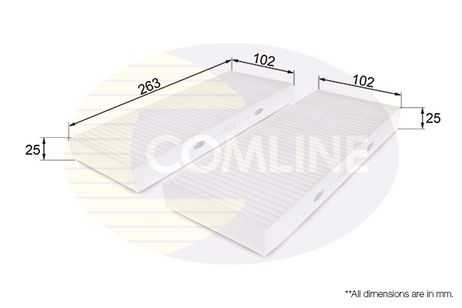 фото Comline EKF221 Фильтр салона Comline EKF221 Фильтр салона