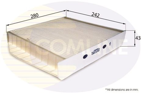 фото Comline EKF280 Фильтр салона Comline EKF280 Фильтр салона