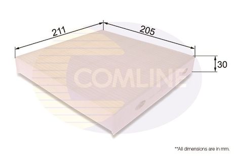 фото Comline EKF306 Фильтр салона Comline EKF306 Фильтр салона