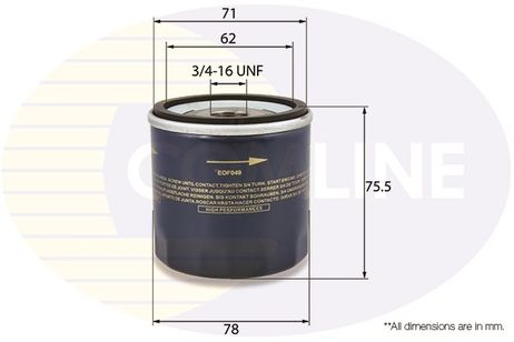 Comline EOF049 Фильтр масляный