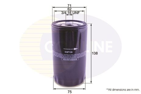 Comline EOF135 Фильтр масляный