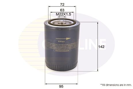 Comline EOF222 Фильтр масляный