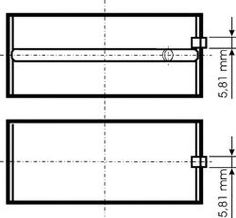 фото Kolbenschmidt 77846600 Подшипник коленвала коренной на 6цил.STD HCV Kolbenschmidt 77846600 Подшипник коленвала коренной на 6цил.STD HCV