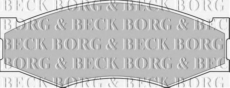 фото Borg&Beck BBP1551 Комплект тормозных колодок, дисковый тормоз | перед | Borg&Beck BBP1551 Комплект тормозных колодок, дисковый тормоз | перед |