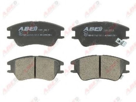 фото Abe C10520ABE Комплект тормозных колодок, дисковый тормоз | перед | Abe C10520ABE Комплект тормозных колодок, дисковый тормоз | перед |