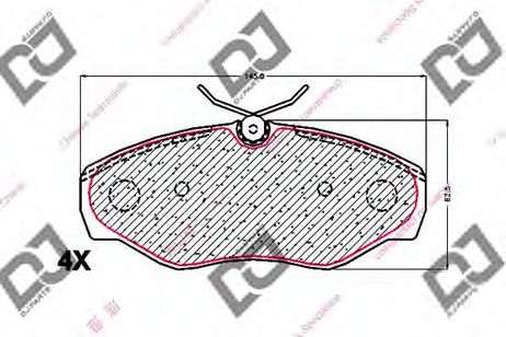 фото DJ PARTS BP1519 Колодки тормозные дисковые | перед | DJ PARTS BP1519 Колодки тормозные дисковые | перед |