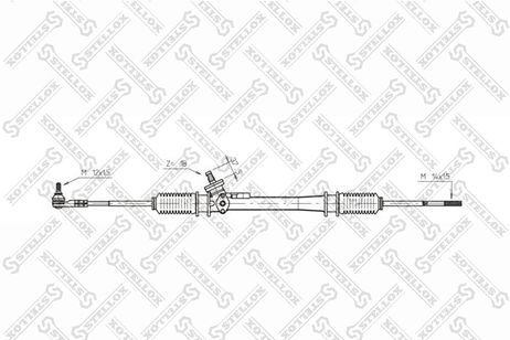 фото Stellox 00-35025-SX Рейка рулевая мех. VW Golf ii/iii 83> Stellox 00-35025-SX Рейка рулевая мех. VW Golf ii/iii 83>
