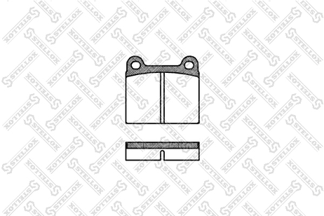 фото Stellox 017 000-SX Колодки дисковые з. Opel Senator 2.0-3.0 | перед | Stellox 017 000-SX Колодки дисковые з. Opel Senator 2.0-3.0 | перед |