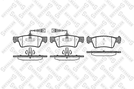 фото Stellox 1198 002-SX Колодки дисковые з. VW Touareg 2.5td/3.2 | зад | Stellox 1198 002-SX Колодки дисковые з. VW Touareg 2.5td/3.2 | зад |