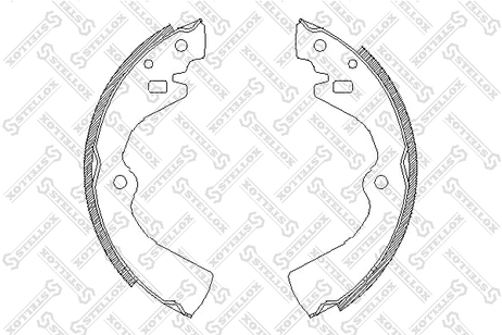 фото Stellox 138 100-SX Колодки барабанные Nissan Bluebird 2.0 8 | зад | Stellox 138 100-SX Колодки барабанные Nissan Bluebird 2.0 8 | зад |