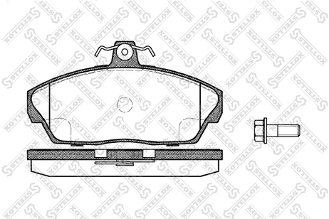 фото Stellox 348 010-SX Колодки дисковые п. LandRover Freelander | перед | Stellox 348 010-SX Колодки дисковые п. LandRover Freelander | перед |