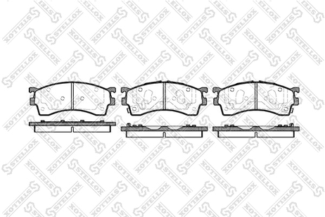 фото Stellox 426 012B-SX Колодки дисковые п. Mazda 323 1.4-2.0d 9 | перед | Stellox 426 012B-SX Колодки дисковые п. Mazda 323 1.4-2.0d 9 | перед |