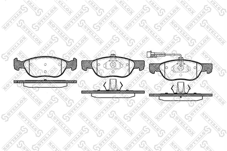 фото Stellox 598 011B-SX Колодки дисковые п. Fiat Brava/Punto/Mar | перед | Stellox 598 011B-SX Колодки дисковые п. Fiat Brava/Punto/Mar | перед |