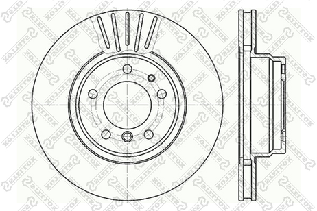 фото Stellox 6020-1534V-SX Диск торм. пер. BMW E38 2.5-3.5 m51/m52/ | перед | Stellox 6020-1534V-SX Диск торм. пер. BMW E38 2.5-3.5 m51/m52/ | перед |