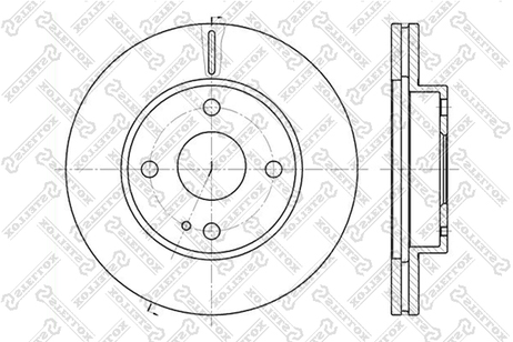 фото Stellox 6020-3232V-SX Диск торм. пер. Mazda 323 1.3-1.8 89> | перед | Stellox 6020-3232V-SX Диск торм. пер. Mazda 323 1.3-1.8 89> | перед |
