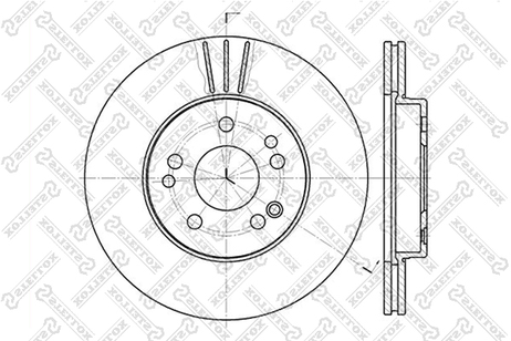 фото Stellox 6020-3308V-SX Диск торм. пер. MB s124/w124/w201 2.3-3. | перед | Stellox 6020-3308V-SX Диск торм. пер. MB s124/w124/w201 2.3-3. | перед |