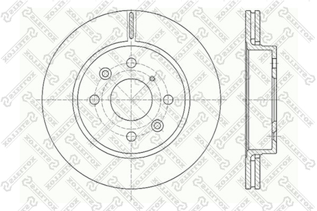 фото Stellox 6020-3501V-SX Диск торм. пер. KIA Sephia 1.5-1.8 95> | перед | Stellox 6020-3501V-SX Диск торм. пер. KIA Sephia 1.5-1.8 95> | перед |