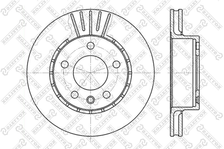 фото Stellox 6020-3611V-SX Диск торм. пер. Opel Omega 1.8-2.3td 86> | перед | Stellox 6020-3611V-SX Диск торм. пер. Opel Omega 1.8-2.3td 86> | перед |