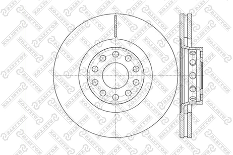 фото Stellox 6020-4791V-SX Диск торм. пер. Audi A8 2.8-6.0/2.5-4.0t | перед | Stellox 6020-4791V-SX Диск торм. пер. Audi A8 2.8-6.0/2.5-4.0t | перед |