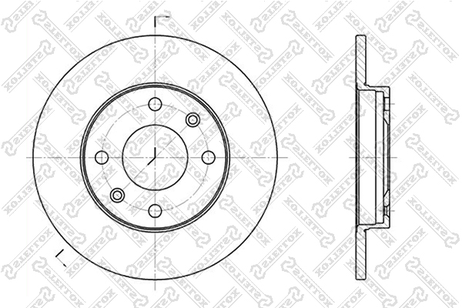 фото Stellox 6020-9910-SX Диск торм. пер. Citroen Saxo/ZX 1.0 83> | перед | Stellox 6020-9910-SX Диск торм. пер. Citroen Saxo/ZX 1.0 83> | перед |