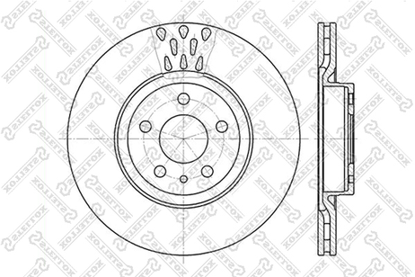 фото Stellox 6020-9925V-SX Диск торм. пер. Alfa Romeo 156/164 2.0-3 | перед | Stellox 6020-9925V-SX Диск торм. пер. Alfa Romeo 156/164 2.0-3 | перед |
