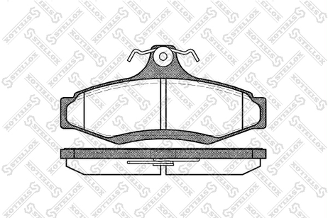 фото Stellox 657 010B-SX Колодки дисковые з. Daewoo Leganza 2.0i/ | зад | Stellox 657 010B-SX Колодки дисковые з. Daewoo Leganza 2.0i/ | зад |