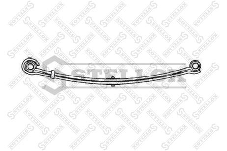 фото Stellox 84-55616-SX Рессора однолист. перед 1/29х80x32 860+9 Stellox 84-55616-SX Рессора однолист. перед 1/29х80x32 860+9