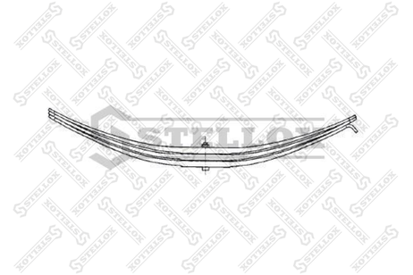 фото Stellox 84-55643-SX Рессора 3/25х75х80 620+590 ROR Stellox 84-55643-SX Рессора 3/25х75х80 620+590 ROR