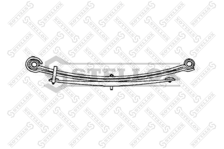 фото Stellox 84-55673-SX Рессора 2/18+1/48-GAx93x80 850+850 s36/s | зад | Stellox 84-55673-SX Рессора 2/18+1/48-GAx93x80 850+850 s36/s | зад |