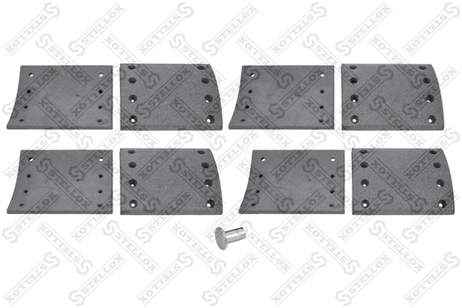 фото Stellox 85-01080-SX Накладки тормозные 1-рем.19902 18.5-11.5 HCV Stellox 85-01080-SX Накладки тормозные 1-рем.19902 18.5-11.5 HCV