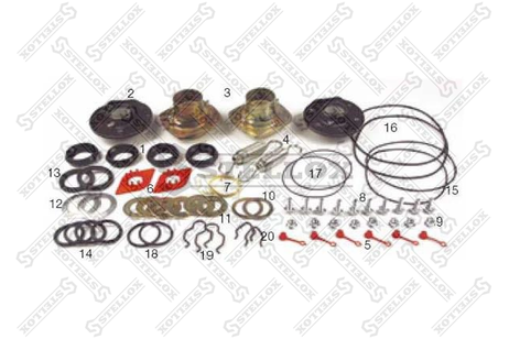 фото Stellox 85-07001-SX Р/к торм вала (мпр) на ось(полный)опоры+ Stellox 85-07001-SX Р/к торм вала (мпр) на ось(полный)опоры+