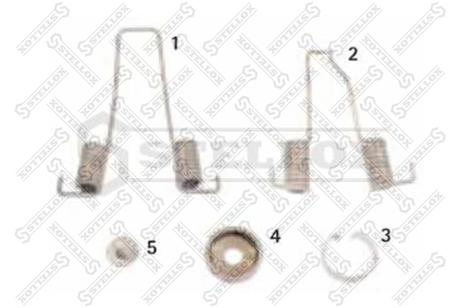 фото Stellox 85-10812-SX Р/к торм. колодки (м)на ось дополнительн HCV Stellox 85-10812-SX Р/к торм. колодки (м)на ось дополнительн HCV