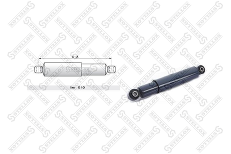 фото Stellox 87-04813-SX Амортизатор подвески задн.558-948 O/O 20 HCV Stellox 87-04813-SX Амортизатор подвески задн.558-948 O/O 20 HCV