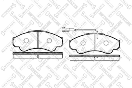 фото Stellox 971 001-SX Колодки дисковые п. Fiat Ducato 02> | перед | Stellox 971 001-SX Колодки дисковые п. Fiat Ducato 02> | перед |