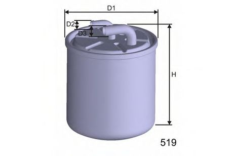фото MISFAT M601 Фильтр топливный MISFAT M601 Фильтр топливный